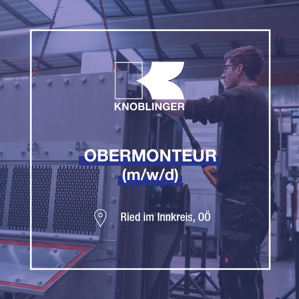 Obermonteur im Bereich Anlagenbau / Fördertechnik