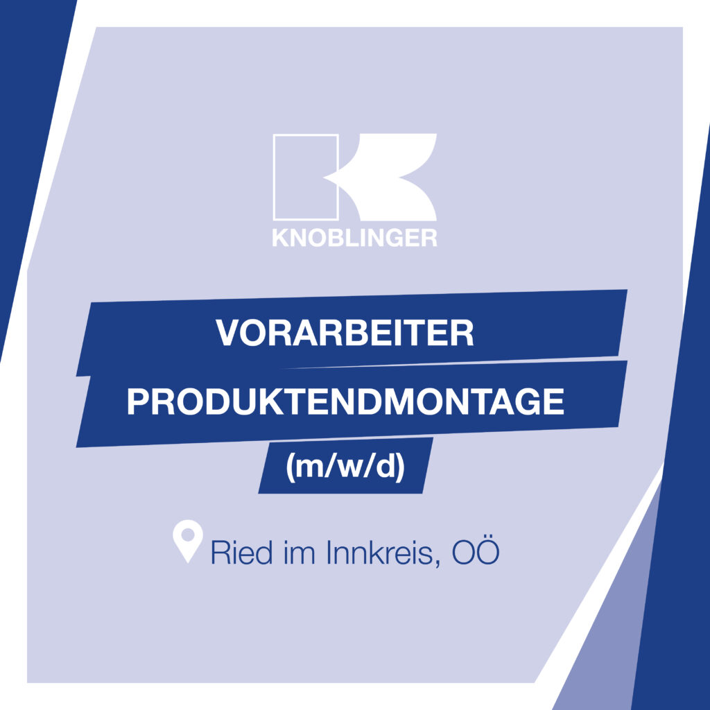 Vorarbeiter Produktendmontage